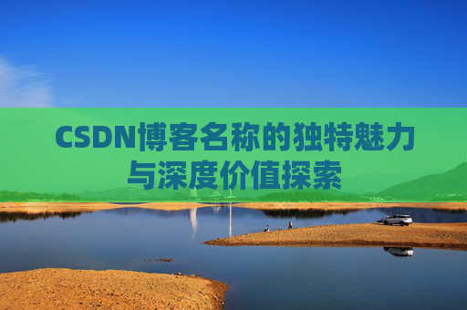 CSDN博客名称的独特魅力与深度价值探索